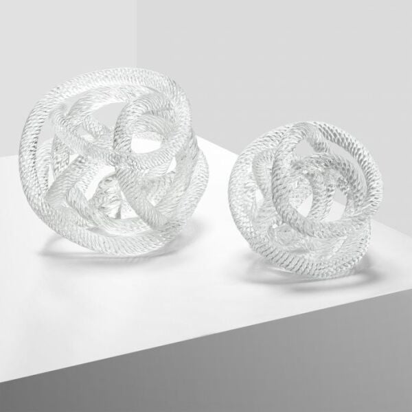 Desk Accessory Dominico Clear Glass Large