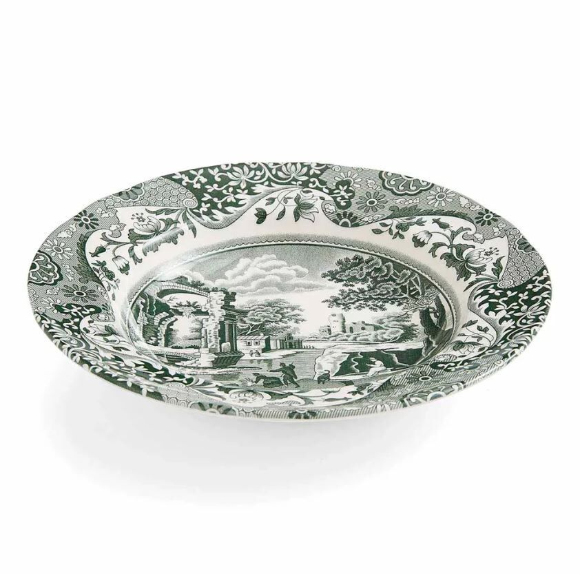 Heritage Green Italian Çorba tabağı 23 CM