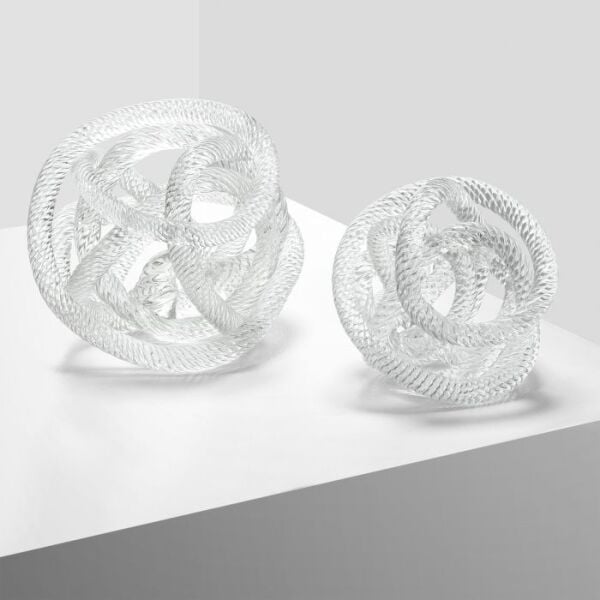 Desk Accessory Dominico Clear Glass Medium