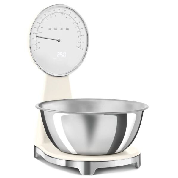 Retro Analog Mutfak Tartısı Krem