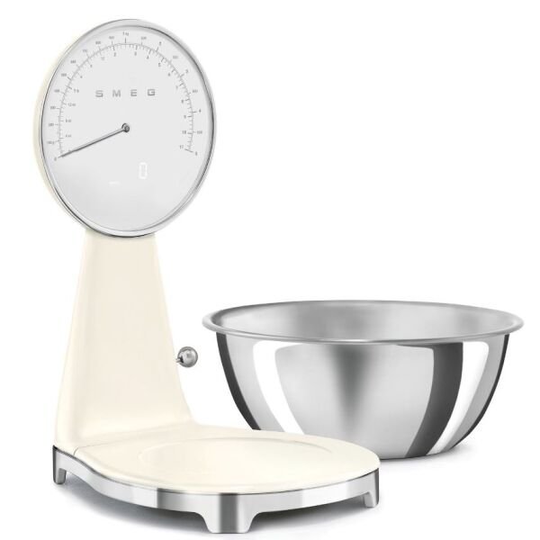 Retro Analog Mutfak Tartısı Krem