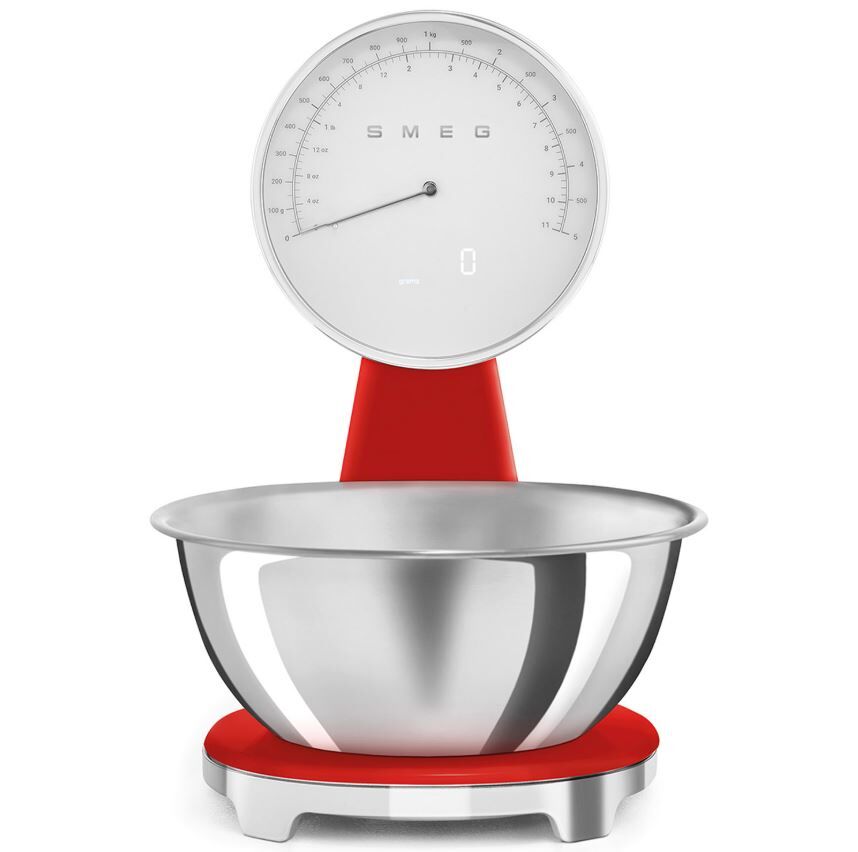 Retro Analog Mutfak Tartısı Kırmızı