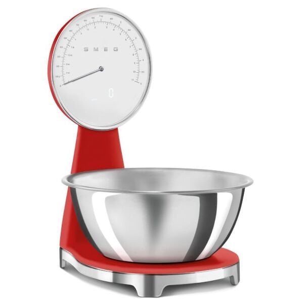 Retro Analog Mutfak Tartısı Kırmızı