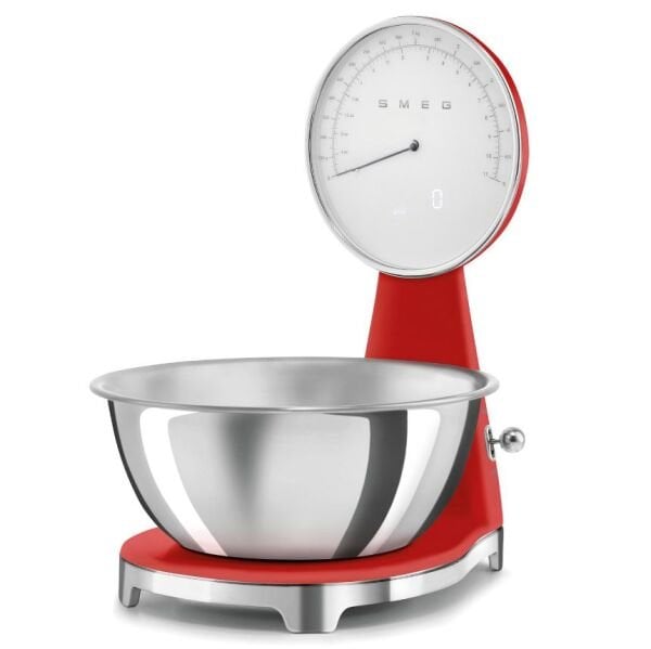 Retro Analog Mutfak Tartısı Kırmızı