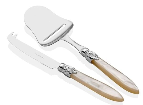 LAURA CHROME KEMİK PEYNİR SERVİS SETİ