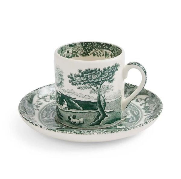 Heritage Green Italian Kahve fincanı 80 ML