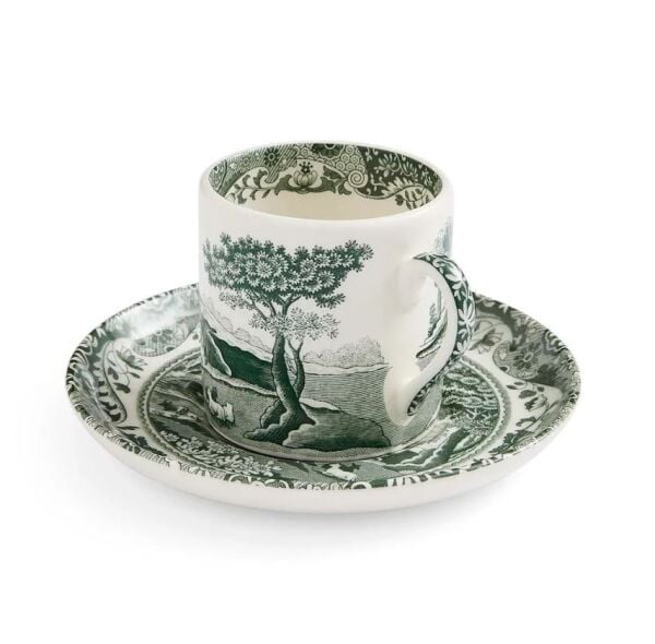 Heritage Green Italian Kahve fincanı 80 ML