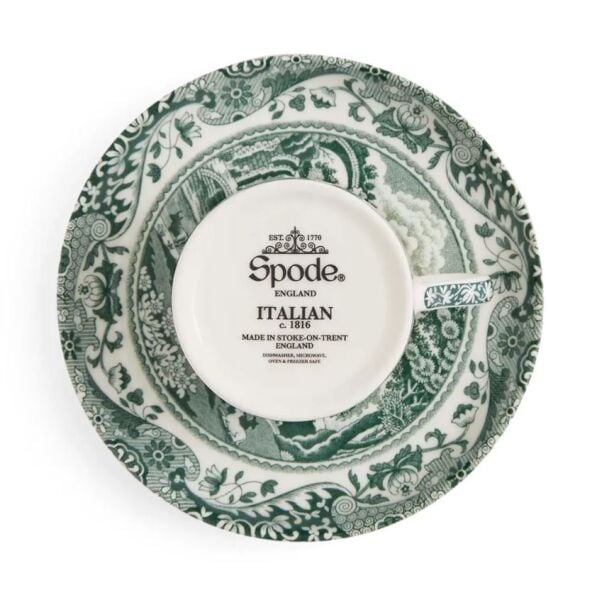 Heritage Green Italian Kahve fincanı 80 ML