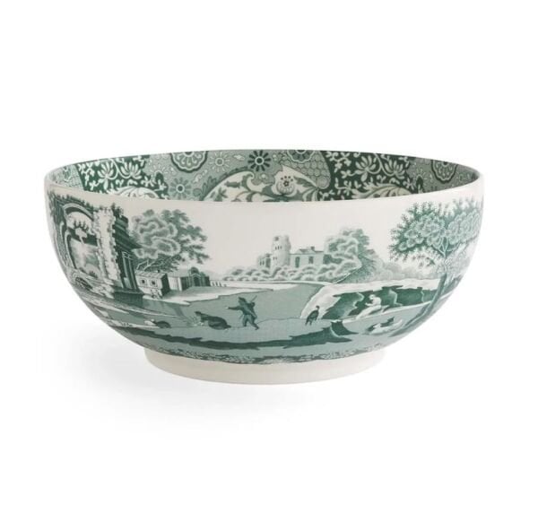 Heritage Green Italian Yuvarlak salata servis 29 CM