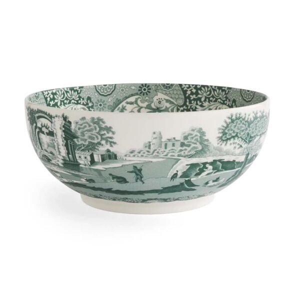 Heritage Green Italian Yuvarlak salata servis 29 CM