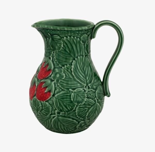 Yeşil Seramik Sürahi 2200 Ml Strawberries