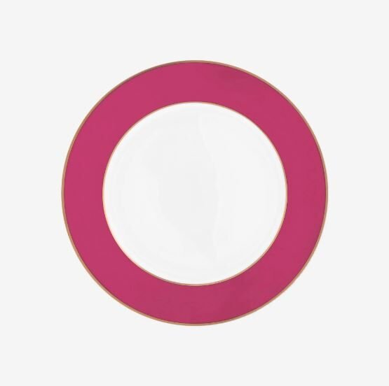 Pembe Porselen Kahvaltı Tabağı 23 cm