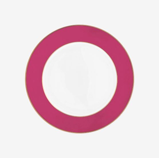 Pembe Porselen Kahvaltı Tabağı 23 cm
