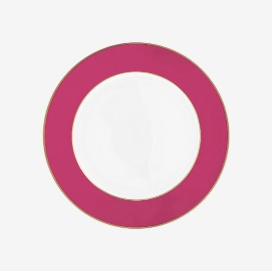 Pembe Porselen Kahvaltı Tabağı 23 cm