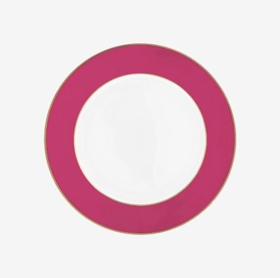 Pembe Porselen Kahvaltı Tabağı 23 cm