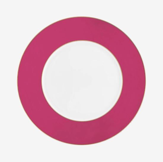 Pembe Porselen Yemek Tabağı 28 cm