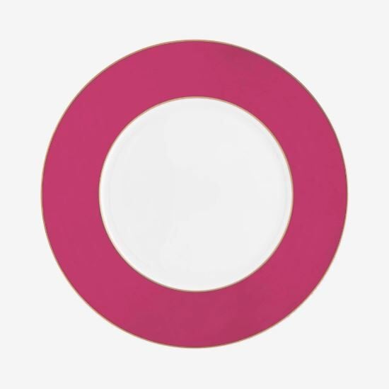 Pembe Porselen Yemek Tabağı 28 cm
