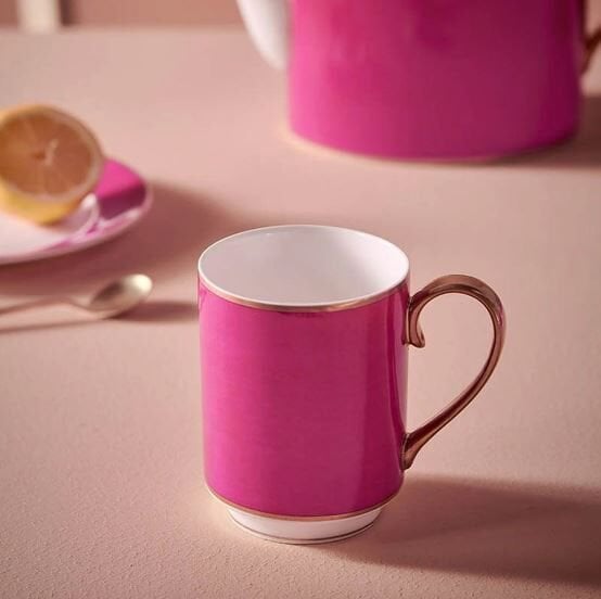 Pembe Porselen Kupa 250 ml