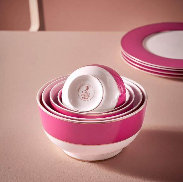 Pembe Porselen Kase 12,5 cm