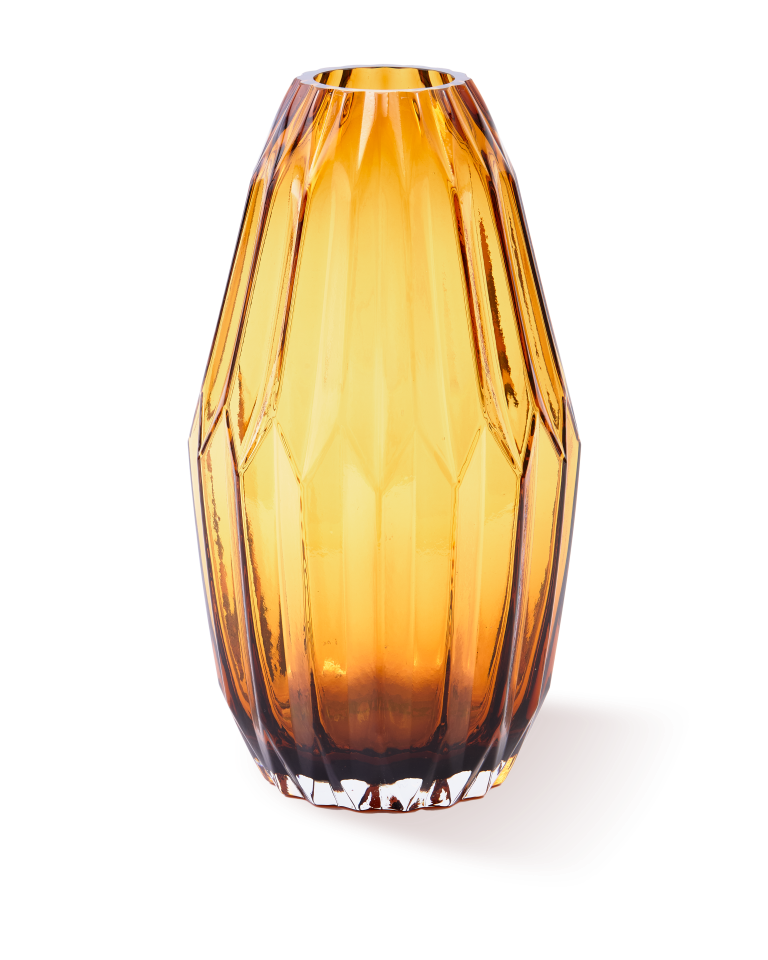 Glass Folds Vase - M