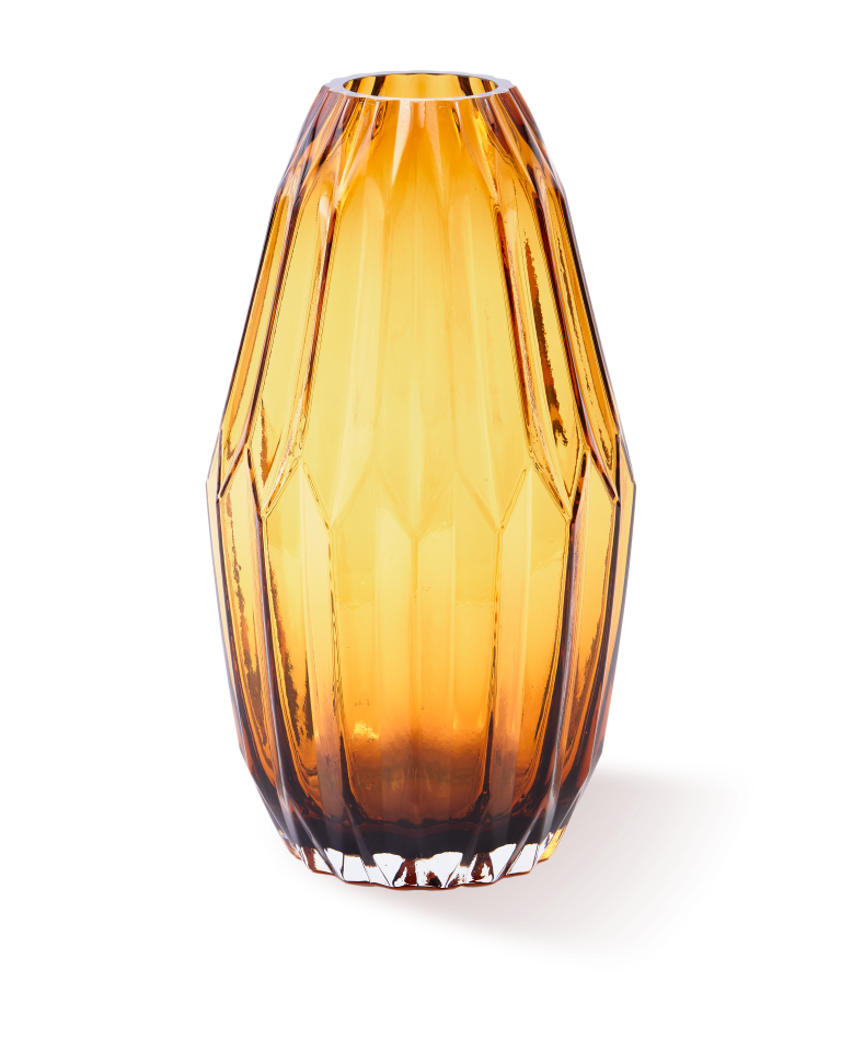 Glass Folds Vase - M