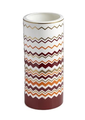 Iconic Turuncu Bordo Vazo 36 cm