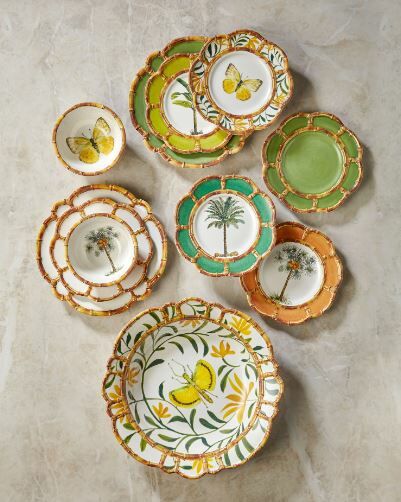 Beyaz Melamin Yemek Tabağı 28 Cm Bambu