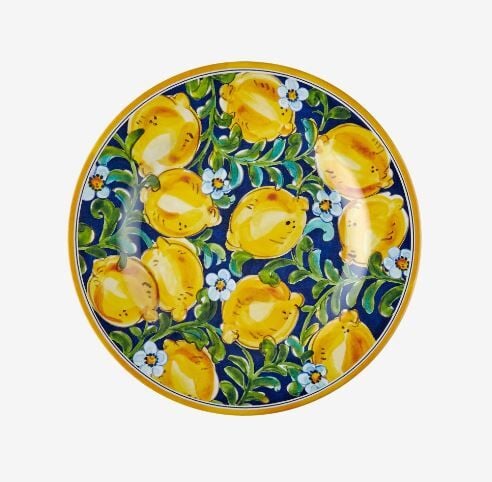 Mavi Melamin Kahvaltı Tabağı 23 Cm Capri Collection