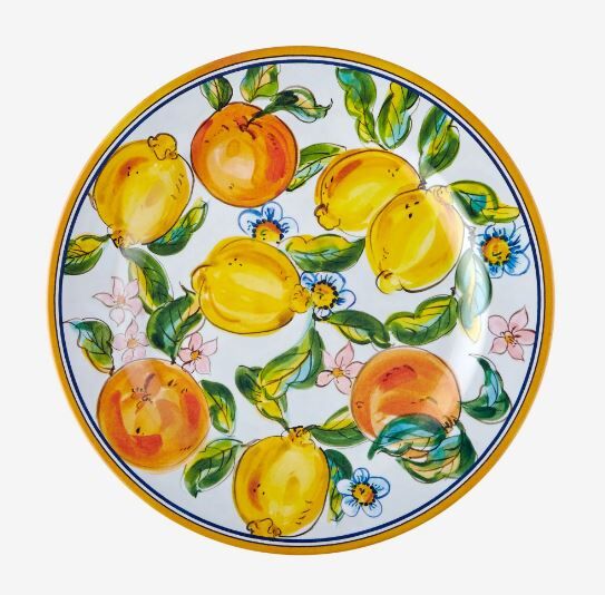 Beyaz Melamin Yemek Tabağı 28 Cm Capri Collection