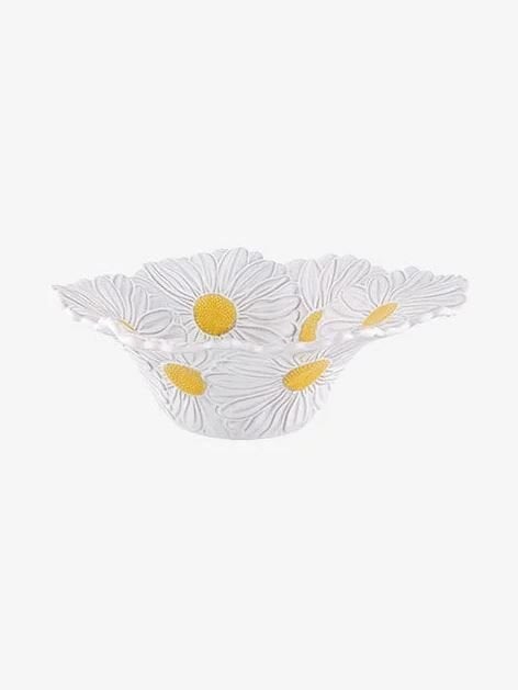 Beyaz Seramik Servis Kasesi 27 Cm Maria Flor