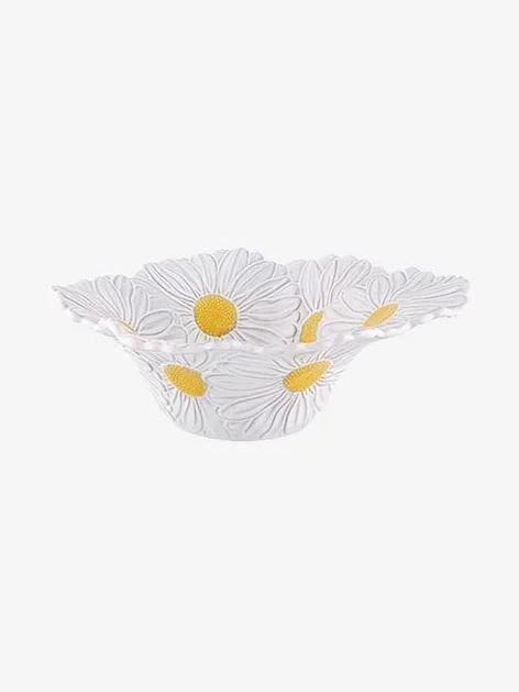Beyaz Seramik Servis Kasesi 27 Cm Maria Flor