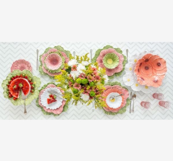 Beyaz Seramik Servis Kasesi 27 Cm Maria Flor