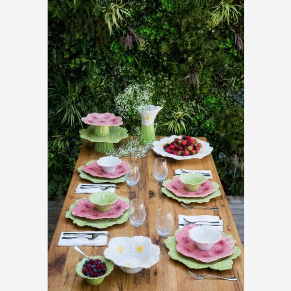 Beyaz Seramik Servis Kasesi 27 Cm Maria Flor