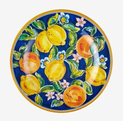 Mavi Melamin Yemek Tabağı 28 Cm Capri Collection