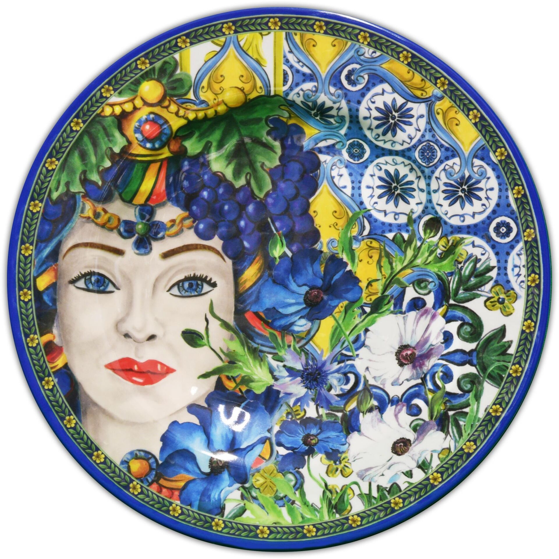 Milano Mavi Tatlı Tabağı 21,5 Cm