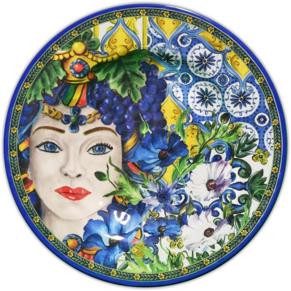 Milano Mavi Tatlı Tabağı 21,5 Cm