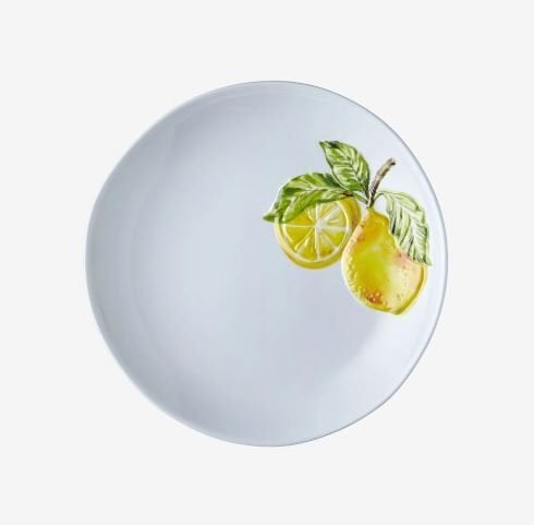 Beyaz Melamin Kahvaltı Tabağı 23 Cm Capri