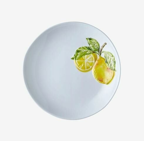 Beyaz Melamin Kahvaltı Tabağı 23 Cm Capri