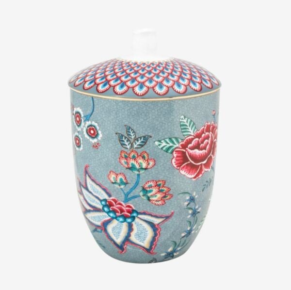 Flower Festival Mavi Porselen Küp 1500 Ml