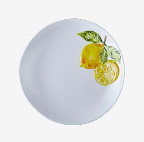 Beyaz Melamin Yemek Tabağı 28 Cm Capri