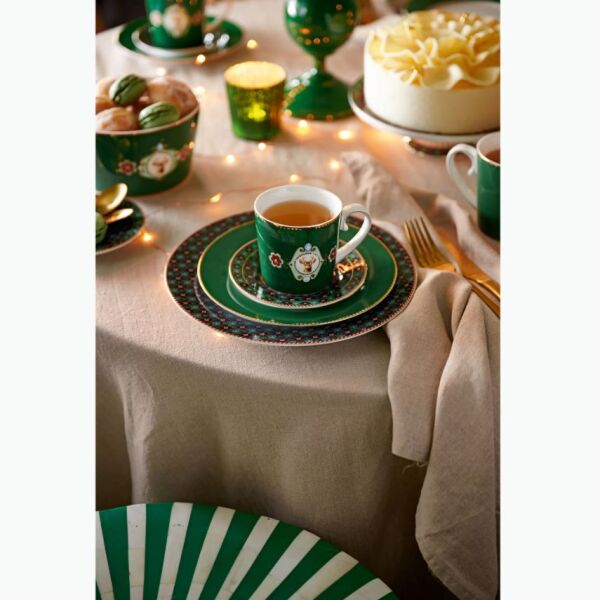 Yeşil Porselen Kase 15 Cm Love Birds