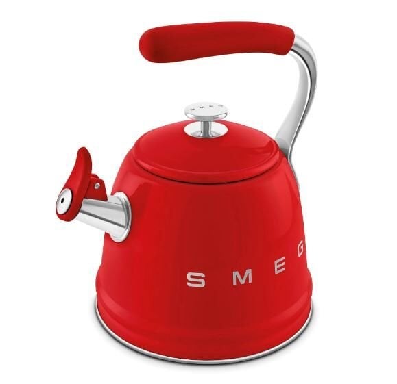 Smeg Retro Islıklı Kettle Kırmızı