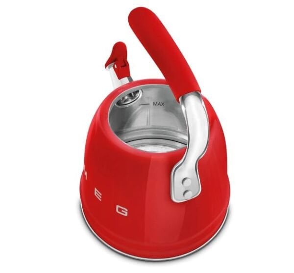 Smeg Retro Islıklı Kettle Kırmızı