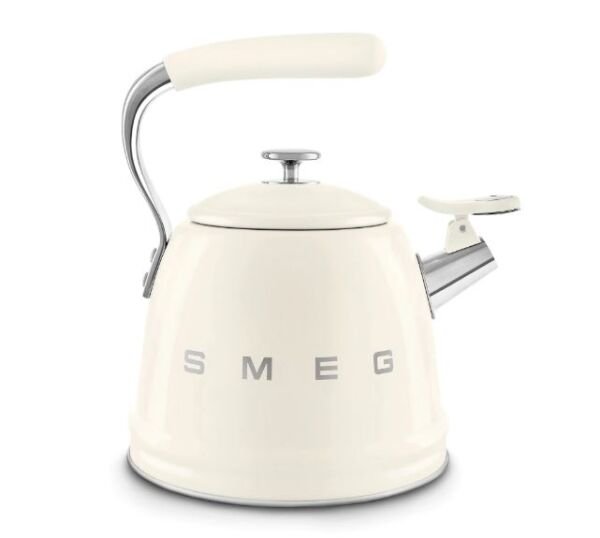 Smeg Retro Islıklı Kettle Krem