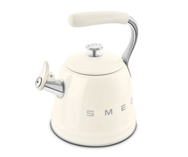 Smeg Retro Islıklı Kettle Krem
