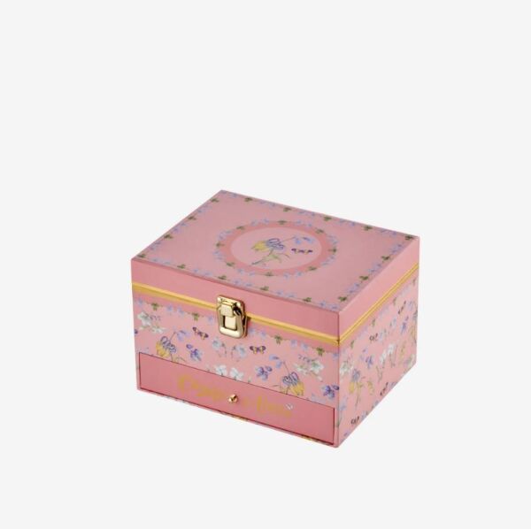 Art Ballerina 2li Pembe Kahve Fincanı with Music Box