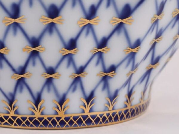 Tea set Tulip Cobalt Net  6/20