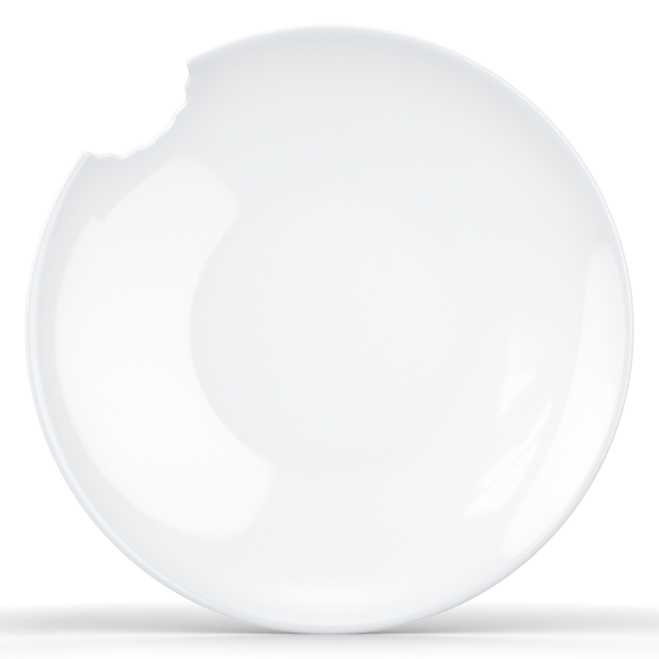 Isırmalı Çukur Tabaklar 2 Parçalı Set (24 cm)