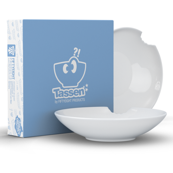 Küçük Derin Tabaklar, Isırıklı, 2 Parçalı Set (18 cm)