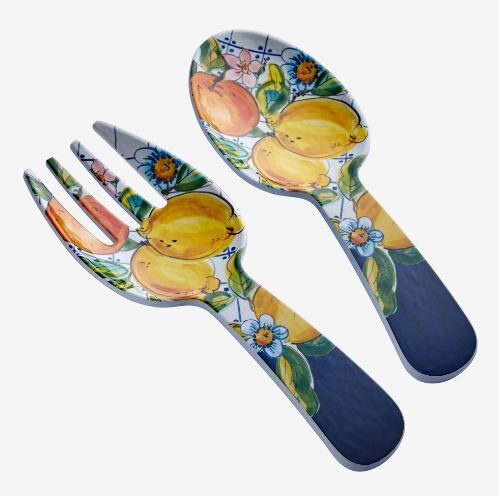 Mavi Melamin Servis Seti 30 Cm Capri